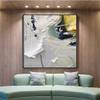 100% Hand-Painted Original Art Oil PaintingOriginal Art,Minimalist Painting,Large Abstract Oil Painting on Canvas, 20X20 Frameless Unstretched Painting view 2