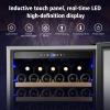 Velivi Wine Cooler Refrigerator, 179 Bottles Professional Wine Fridge with Powerful Compressor,Quiet Operation and Elegant Design for Wine Lovers view 2