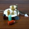 Healing Energy Crystal Chakra Crystal 9Pcs Crystal Sword Grail Crystal Hexagonal Prism Kit for Beginners Reiki Yoga Meditation Spiritual Crystal Healing view 2