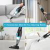 Intercleaner Corded Vacuum Cleaner, 15KPa Powerful Suction with 400W Motor, 12 in 1 Lightweight Bagless Stick Vac with Handheld, Ultra Quiet, for Hardwood Floor Carpet Car Pet Hair view 4
