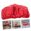 DECHOUS Elastic Round Chair Cover Pu Leather Stool Protector Machine Washable Bar Stool Slipcover for Easy Cleaning for Restaurants Offices and Homes view 4