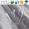 Foldable Cooling Mat with Pillowcase,Summer Latex Ice Silk Printed Mattress,Comfortably Cool Bed Cover for Summer Bedding Air Conditioned Mat-Grey 180x200cm(71x79inch) view 3