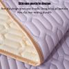 Foldable Cooling Mat with Pillowcase,Summer Latex Ice Silk Printed Mattress,Comfortably Cool Bed Cover for Summer Bedding Air Conditioned Mat-Purple 180x200cm(71x79inch) view 3