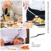 CREATIVECHEF 10 PCS Plating Tools Culinary Set Contains Kitchen Tweezers Spatula Sauce Plating SpoonBlack view 4