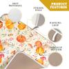 Autumn Fall Dish Drying Mat for Kitchen Counter Watercolor Pumpkin Maple Leaves Drying Mat 16 x 18 Inch with Absorbent Reversible Microfiber Dish Drying Pad Dish Rack Drainer Mat for Coffee Bar view 4