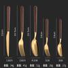 20 Piece Silverware Set for 4,Wooden Handle Stainless Steel Flatware Cutlery Set Utensils for Home Kitchen Restaurant Wedding, Spoons Forks Knifes Utensils Tableware view 2