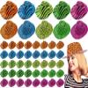 Handepo 50 Pcs Neon Party Hat for Adult Kid, Animal Print Plastic Party Hat view 1