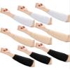 Janmercy 9 Pairs Arm Protectors for Thin Skin and Bruising Arm Guards Elderly Protective Sleeves for Gardener Working(Black, White, Beige) view 1