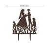 Mrs And Mrs Lesbians Wedding Cake Topper Bride Couple Rustic Cake Topper Same Sex Lesbian Silhouette Wedding Cake Topper with German Shepherd Dog Silhouette Custom LGBTQ Engagement Cake Toppers Wood view 2