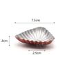 10pcs Trigon Shell-shaped Carbon Steel Egg Tart Mold Chrysanthemum Cake Mold Cheese DIY Bakery Supplies view 2