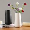 Koomuao Ceramic Flower Vase,Black Ceramic Vase,Minimalist Design for Home Dcor,for Home Dcor, Fireplace, Bedroom, Kitchen, Living Room, Centerpieces, Office Desk (11 in, White) view 2