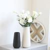 Koomuao Ceramic Flower Vase,Black Ceramic Vase,Minimalist Design for Home Dcor,for Home Dcor, Fireplace, Bedroom, Kitchen, Living Room, Centerpieces, Office Desk (11 in, White) view 4