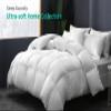 9.8 NEWTON Premium Quilted All Season Down Alternative Comforter 1000-TC 100% Microfiber Cotton with Corner Tabs Eastern King Size Quilt Set Bedspread 128x120 Solid/Plain Comforter Set view 2