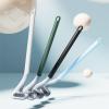 Golf Toilet Brush Long Handle Silicone Scrub Head Toilet Brush Flexible and Bendable 360 Degrees No Dead Angle Lavatory Cleaning Rustle Agile Cleaning Bathroom Bathtub Wall Mounted (Green) view 2