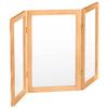 2 ft. Short Clear Plastic Partition Natural 3 Panel view 3