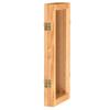 2 ft. Short Clear Plastic Partition Natural 3 Panel view 4