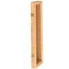 3 ft. Short Clear Plastic Partition Natural 3 Panel view 4