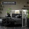 4 ft. Short Clear Plastic Partition White 6 Panel view 3