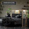 4 ft. Short Clear Plastic Partition Natural 3 Panel view 3