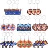 GFBIND 24 Pieces Dart War Keychain Party Favors Silicone Birthday Decorations Soft Dart War Themed Keychains for Soft Theme Party Supplies Favors, 8 Styles view 1