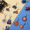 GFBIND 24 Pieces Dart War Keychain Party Favors Silicone Birthday Decorations Soft Dart War Themed Keychains for Soft Theme Party Supplies Favors, 8 Styles view 4
