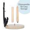 Elanze Designs Nautical Anchor 12 inch Resin and Wood Paper Towel Holder view 4