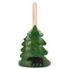 Elanze Designs Forest and Bear 12 inch Resin and Wood Paper Towel Holder view 1