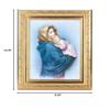 Madonna of The Street Picture, 8-1/4"x10-1/4 Gold-Leaf Finish Acanthus Leaf Detail Under Glass view 2