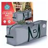 HOLIDAY SPIRIT Christmas Tree Storage Bag - Heavy-Duty Waterproof Christmas Tree Bag with Durable Reinforced Handles and Dual Zippers - Fits 7.5ft Tree, Protects from Dust and Moisture - Charcoal view 1