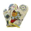 100% Cotton Beige Portuguese Codfish Oven Mitts Set view 4