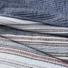 Brooklyn Loom Hudson Stripe Yarn Dye Blue Cotton 3-Piece King Quilt Set, Stripe Themed, for Men and Women, Oeko-TEX Certified Confidence view 2