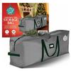 HOLIDAY SPIRIT Christmas Tree Bag - Heavy-Duty and Waterproof 9ft Christmas Tree Storage Bag - 600D Oxford Material Protects from Dust and Moisture with Reinforced Handles and Dual Zipper (Charcoal) view 1