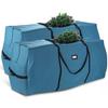 Hearth & Harbor 9 ft Christmas Tree Storage Bag - Artificial Christmas Tree Bag with Reinforced Handles, Dual Zipper, Wide Opening - Large Storage Container for Trees and Decorations, 2 Piece set view 2