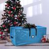 Hearth & Harbor 9 ft Christmas Tree Storage Bag - Artificial Christmas Tree Bag with Reinforced Handles, Dual Zipper, Wide Opening - Large Storage Container for Trees and Decorations, 2 Piece set view 2