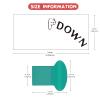 3 Pieces Toilet Seat Lifter with 2 pcs Stickers Decals, Toilet Seat Holder Lift Tools Bathroom Accessories for Home,Hotel, Office,RestaurantPublic Toilet view 2