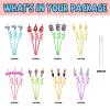 24 Makeup Party Favors Reusable Plastic Straws for Pink Girls Kids Baby Spa Themed Birthday Party Supplies Decorations with 2 Cleaning Brushes view 4