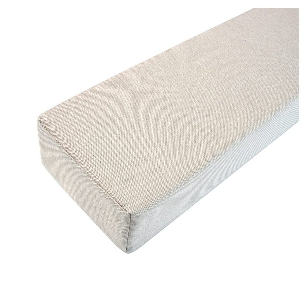 Bed Gap Filler Sofa Cushion Arm Support Rectangular Thicken Sofa Armrest Pillow Long Bedside Gap Close Headboards Cushion Bed Gap Filler Bolster (Color : Beige, Size : 20X18X50cm)