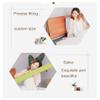 Bed Gap Filler Bed Headboard Pillow Cushion Thick Removable Washable for Bed Sofa,Rectangle Bed Gap Filler Bolster (Color : Blue, Size : 20X15X100cm) view 4