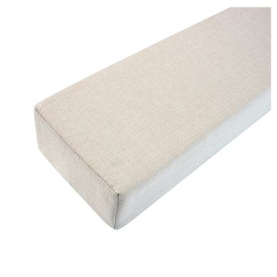 Bed Gap Filler Sofa Cushion Arm Support Rectangular Thicken Sofa Armrest Pillow Long Bedside Gap Close Headboards Cushion Bed Gap Filler Bolster (Color : Beige, Size : 20X15X80cm)