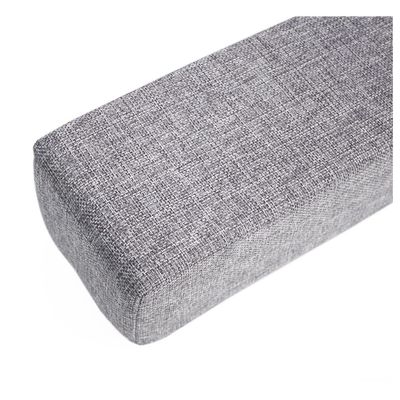 Bed Gap Filler Sofa Armrest Pillow Foam Cushion Support Headboard Pillow Filled Bed Sofa Gap Seam Washable Bedside Cushion Mattress Gap Filler (Color : Gray, Size : 20X18X80cm)