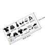 DECHOUS Dresser Clothing Decals Labels Set 2 Sets Clothes Classification Label Stickers Shoes Sort Decal for Kids Wardrobe Drawers Dresser Home Organization view 2