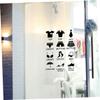 DECHOUS Dresser Clothing Decals Labels Set 2 Sets Clothes Classification Label Stickers Shoes Sort Decal for Kids Wardrobe Drawers Dresser Home Organization view 4