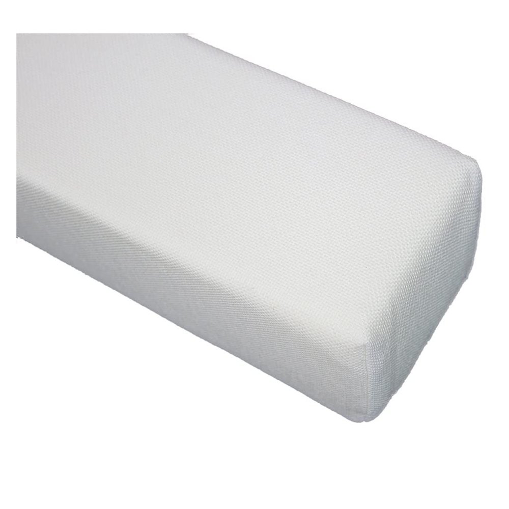 Bed Gap Filler Bed Headboard Pillow Cushion Thick Removable Washable for Bed Sofa,Rectangle Bed Gap Filler Bolster (Color : White, Size : 20X15X50cm)