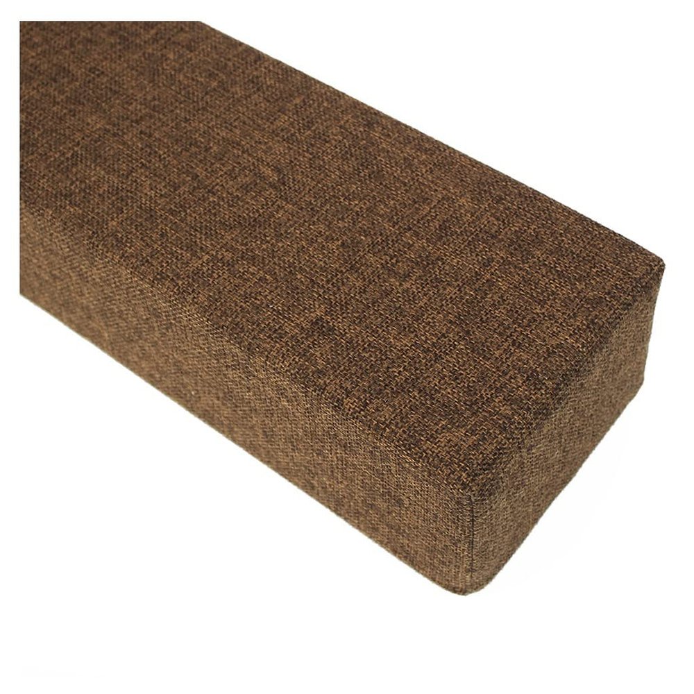 Bed Gap Filler Multi-Use Foam Pillow Cover Gap Between Bed and Headboard or Bed and Wall Mattress Gap Filler Long Bed Gap Filling (Color : Brown, Size : 10X15X50cm)