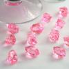 300 Pcs Pink Crystal Like Ice Cubes Wedding Party Tabletop Centerpieces Decorations view 3