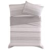 Brooklyn Loom Noah Stripe Yarn Dye Grey Cotton 2-Piece Twin XL Quilt Set, Stripe Themed, for Men and Women, Oeko-TEX Certified Confidence view 3