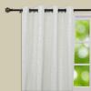 1 Pcs Brown 42-126" Long Adjustable Metal Curtain Rod Set with Marble Finials view 2