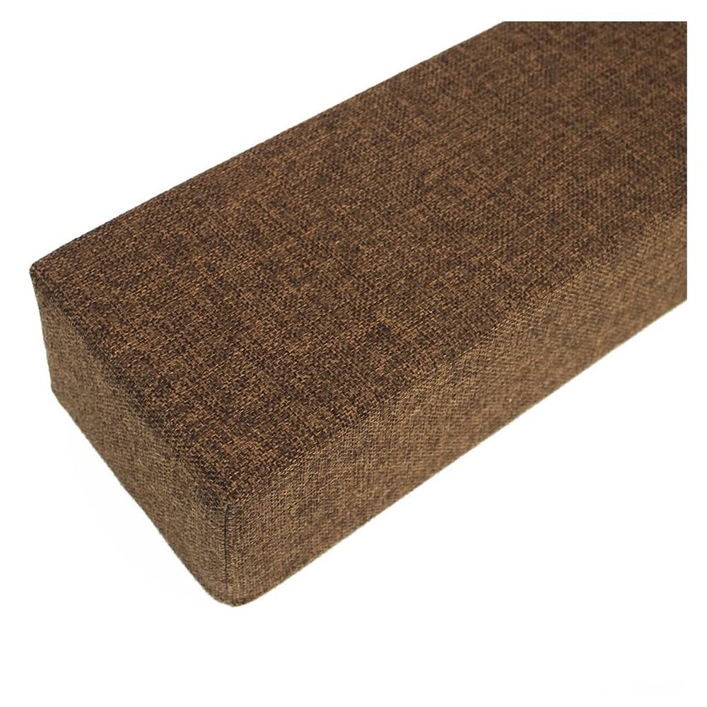 Bed Gap Filler Cotton Backrest Cushion for Bed Sofa Book Reading Mattress Gap Filler Headboard Pillow Gap Cushion Headboard Gap Filled (Color : Brown, Size : 20X18X80cm)