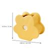 1pc Ceramic Vase Flower Container Decor Desktop Plant Vase Ceramic Craft Decor Desktop Decor Container Plant Modeling Flower Arrangement Decorative view 2