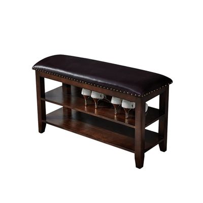 BNNP Ottomans Nordic Home Creative Long Shoe Stool Double-Layer Shoe Stool Sofa Stool Suitable for Living Room Porch Corner Corridor Footrest Stool (Size : Small)